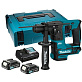 Перфоратор аккумуляторный MAKITA HR 166DWAJ SDS plus 2х2Ah