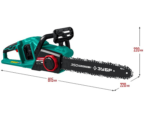 Пила цепная аккумуляторная ЗУБР ПЦЛ-3635 без АКБ и ЗУ