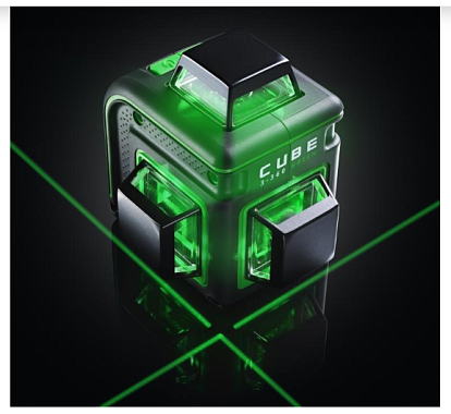 Уровень лазерный ADA CUBE 3-360 GREEN Home Edition А00566