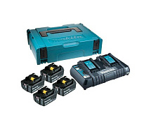 Набор: BL 1840B 18V 4,0Ah Li-ion 4шт + DC 18RD MAKITA MKP2PM184 198489-5