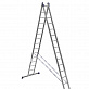 Лестница-стремянка 2-секционная алюминиевая 2х15 АЛЮМЕТ HS2 6215
