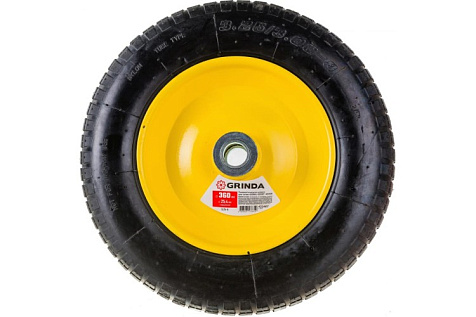 Колесо пневматическое для 422394, 422397, 422400, 360х25,4мм GRINDA WP-25