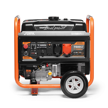Генератор бензиновый DAEWOO с функцией Dual Power GDA 8500 DPLi-3