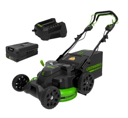Газонокосилка самоходная аккумуляторная GREENWORKS GC82LM61SK5 TwinForce 1х5Ah 2515607K5