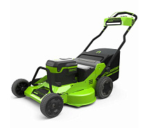Газонокосилка самоходная аккумуляторная GREENWORKS GC82HPLM76 без АКБ и ЗУ 2519207