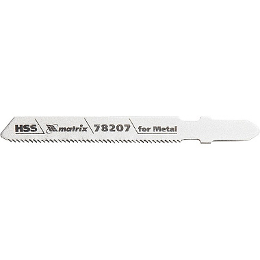 Полотна для электролобзика по металлу 76мм T118A HSS 3шт MATRIX 78207