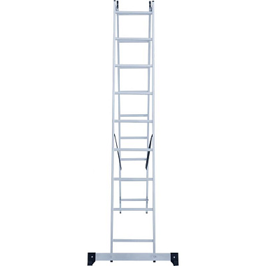 Лестница-стремянка 2-секционная алюминиевая Новая Высота Стандарт NV1220 2х9