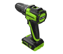 Дрель-шуруповерт аккумуляторная GREENWORKS DD345 1х2Ah 3708307CUA