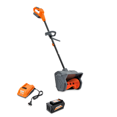 Снегоуборщик аккумуляторный VILLARTEC WA 4030 1х2Ah WA4030Set2 + Перчатки MECHANIC DURO
