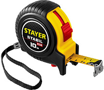 Рулетка 10м х 25мм обрезиненная STAYER STABIL 34131-10_z02