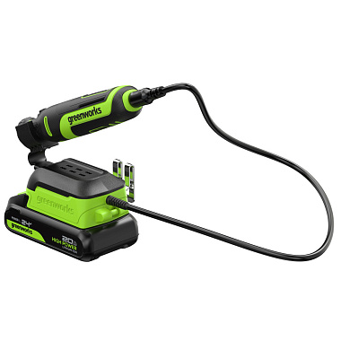 Гравер аккумуляторный GREENWORKS G24RT 1x2Ah 3200807CUA