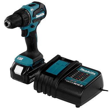 Дрель-шуруповерт ударная аккумуляторная MAKITA DHP 490SF1J 1х3Ah
