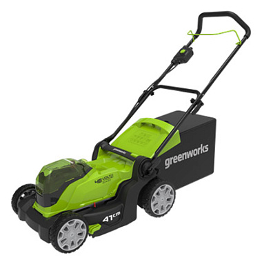 Газонокосилка аккумуляторная GREENWORKS G24X2LM41K2 2х4Ah 2512607UD