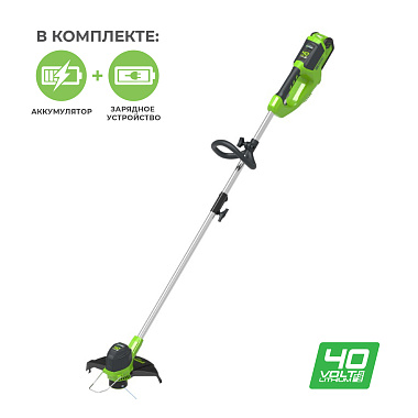 Триммер аккумуляторный GREENWORKS G40LTK2 1х2A 2101507UA