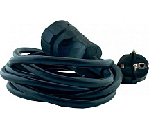 Удлинитель ПВС 2х0.75 3м GLANZEN ES-03-001