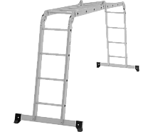Лестница-трансформер алюминиевая 340 мм Новая Высота Стандарт NV1320 4х4