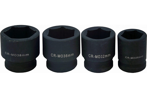 Набор головок торцевых ударных 3/4" 26-38мм 8шт FUBAG 160104