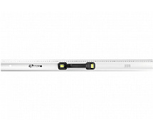 Линейка-уровень, 600мм, металлическая, пластмассовая ручка 2 глазка MATRIX 30573