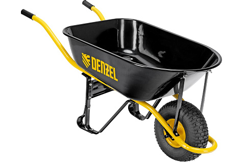 Тачка строительная усиленная пневмо колесо DENZEL 689965