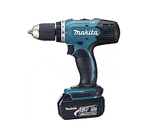 Дрель-шуруповерт ударная аккумуляторная MAKITA DHP 453RFE 2х3Ah