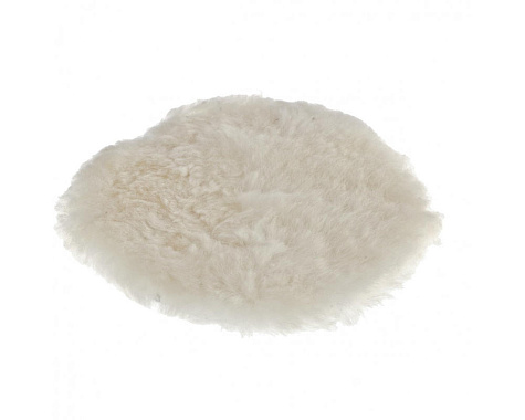 Насадка полировальная натуральная шерсть под липучку 180мм MATRIX 75954