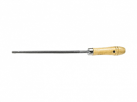 Напильник круглый 250мм деревянная ручка СИБРТЕХ 16129