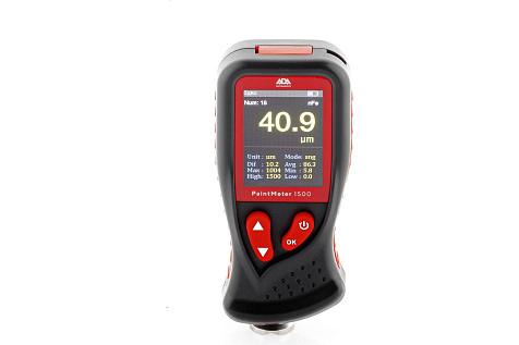 Толщиномер лакокрасочного покрытия ADA PaintMeter 1500 с калибровкой А00581К
