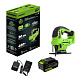 Лобзик аккумуляторный GREENWORKS GD24JS90 1x4Ah 3601707CUB