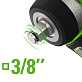 Гайковерт ударный аккумуляторный GREENWORKS G24IW200 1х2Ah 3803607CUA