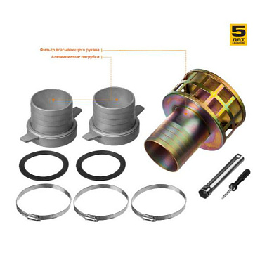 Мотопомпа бензиновая для грязной воды ЗУБР МПГ-1800-100