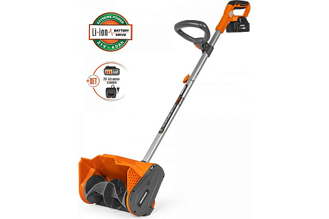 Снегоуборщик аккумуляторный DAEWOO DAST 3321Li SET 1x4Ah