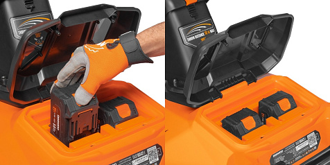 Снегоуборщик аккумуляторный DAEWOO DAST 6042Li SET 2x5Ah