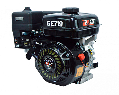 Двигатель бензиновый BRAIT GE719 (7.0л.с.,вал под шпонку 19мм)