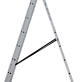 Лестница-стремянка 3-секционная алюминиевая Новая Высота Стандарт NV1230 3х8