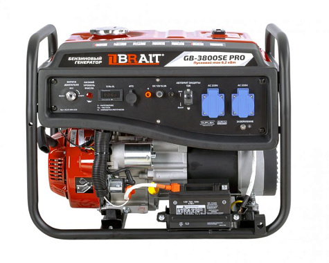 Генератор бензиновый BRAIT GB-3800SE PRO