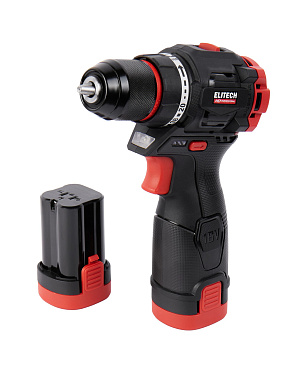 Дрель-шуруповерт аккумуляторная ELITECH HD CD 16L2 2х2Ah