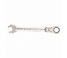 Ключ комбинированный трещоточный с шарниром 16мм MATRIX 14829