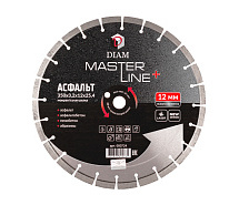 Круг алмазный сегментный по асфальту 350х3,2х12х25,4 DIAM АСФАЛЬТ Master Line+ 000724