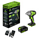 Гайковерт ударный аккумуляторный GREENWORKS G24IW400 1х4Ah 3802907CUB