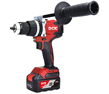 Дрель-шуруповерт аккумуляторная ударная DCK KDJZ03-13 2х4Ah