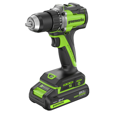 Дрель-шуруповерт аккумуляторная GREENWORKS DD560 1х2Ah 3708407CUA