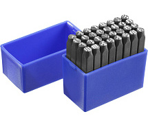 Клейма буквенные кириллица от А до Я 32шт 6мм ЗУБР 21503-06_z01