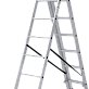 Лестница-стремянка 3-секционная алюминиевая Новая Высота NV1230 3х7
