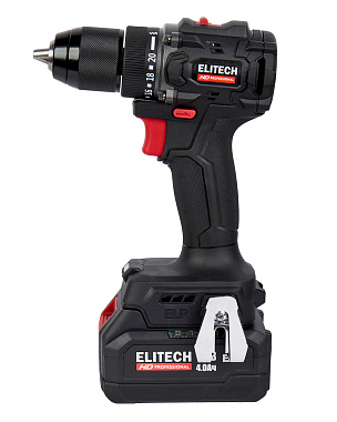 Дрель-шуруповерт аккумуляторная ELITECH HD CD 20SL2 2х4Ah