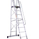 Стремянка-помост алюминиевая Профи 8 ступеней АЛЮМЕТ APE1408