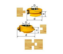Набор фрез для пазо-шипового соединения из 2шт ЭНКОР 19371