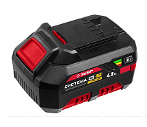 Аккумулятор 18V 4Ah Li-lon тип С1 ЗУБР АКБ-С1-18-4