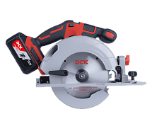 Пила дисковая аккумуляторная DCK KDMY165 2x5Ah