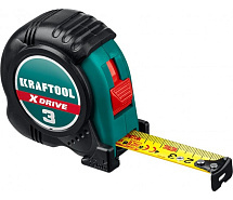 Рулетка 3м х 19мм нейлоновое покрытие KRAFTOOL X-Drive 34122-03-19_z02