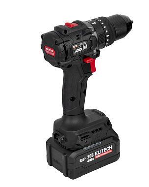 Дрель-шуруповерт ударная аккумуляторная ELITECH HD CD 20ISL2 2х4Ah